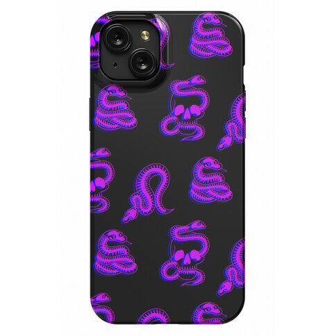 Skelly Snake Pattern Phone Case