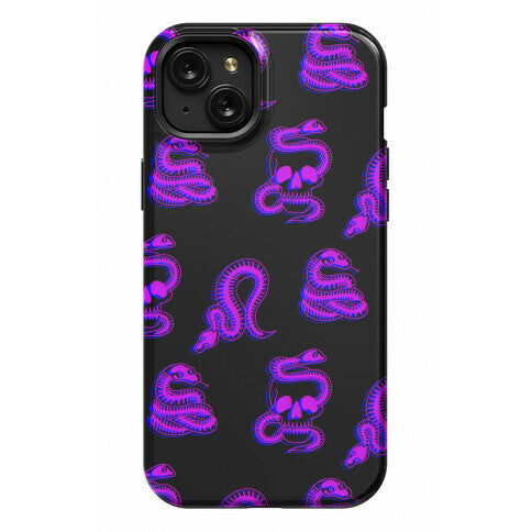 Skelly Snake Pattern Phone Case