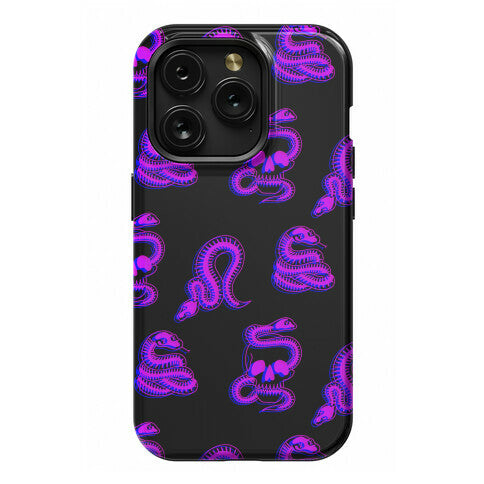 Skelly Snake Pattern Phone Case