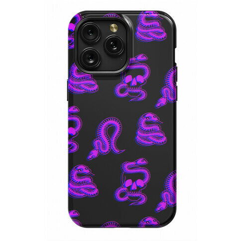 Skelly Snake Pattern Phone Case