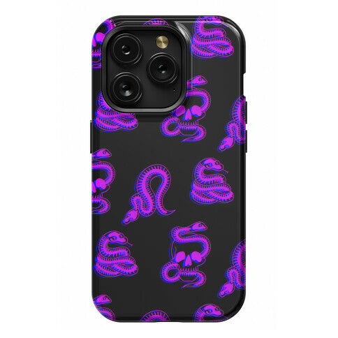 Skelly Snake Pattern Phone Case