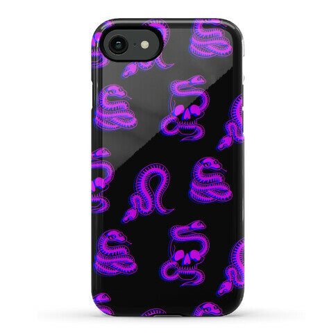 Skelly Snake Pattern Phone Case