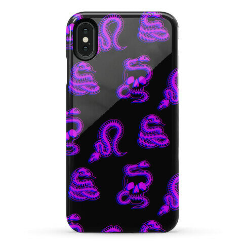 Skelly Snake Pattern Phone Case