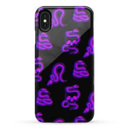 Skelly Snake Pattern Phone Case