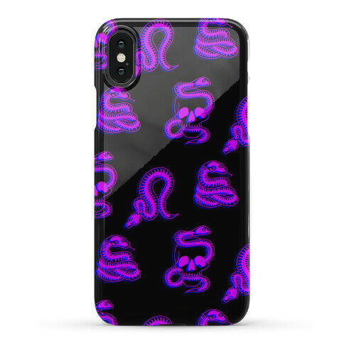 Skelly Snake Pattern Phone Case