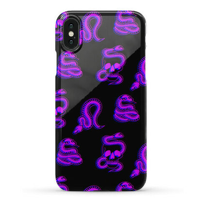 Skelly Snake Pattern Phone Case