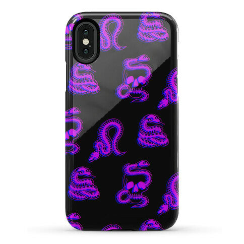 Skelly Snake Pattern Phone Case