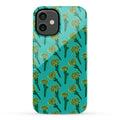 Green Carnation Pattern Phone Case