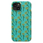 Green Carnation Pattern Phone Case