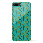 Green Carnation Pattern Phone Case