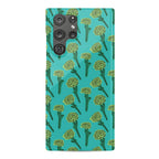 Green Carnation Pattern Phone Case