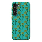 Green Carnation Pattern Phone Case