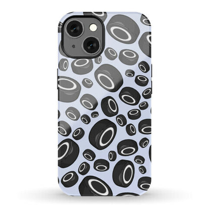 Hockey Pucks Pattern Phone Case