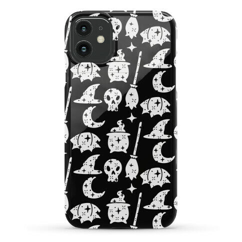 Sparkle Witch Pattern Phone Case