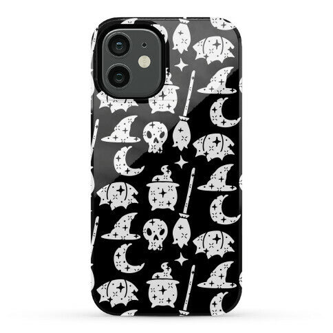 Sparkle Witch Pattern Phone Case