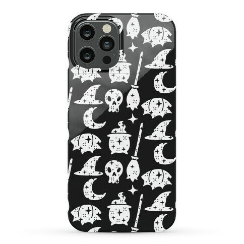 Sparkle Witch Pattern Phone Case