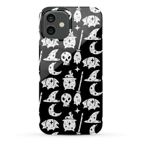 Sparkle Witch Pattern Phone Case