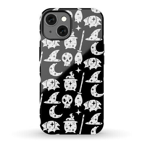 Sparkle Witch Pattern Phone Case