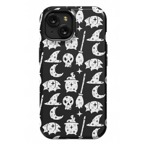 Sparkle Witch Pattern Phone Case
