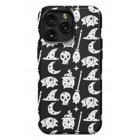 Sparkle Witch Pattern Phone Case