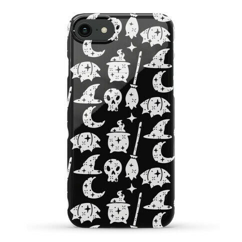 Sparkle Witch Pattern Phone Case