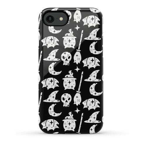 Sparkle Witch Pattern Phone Case
