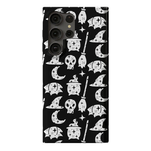 Sparkle Witch Pattern Phone Case