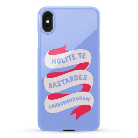 Nolite Te Bastardes Carborundorum Banner Phone Case