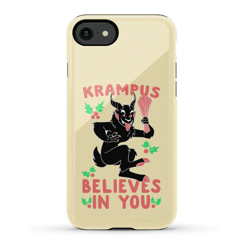 Krampus Believes in You Phone Case