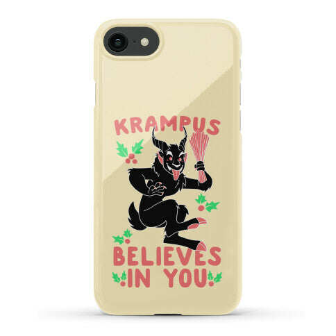 Krampus Believes in You Phone Case