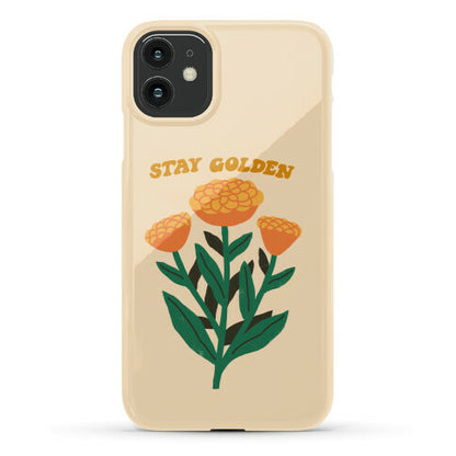 Stay Golden Marigolds Phone Case