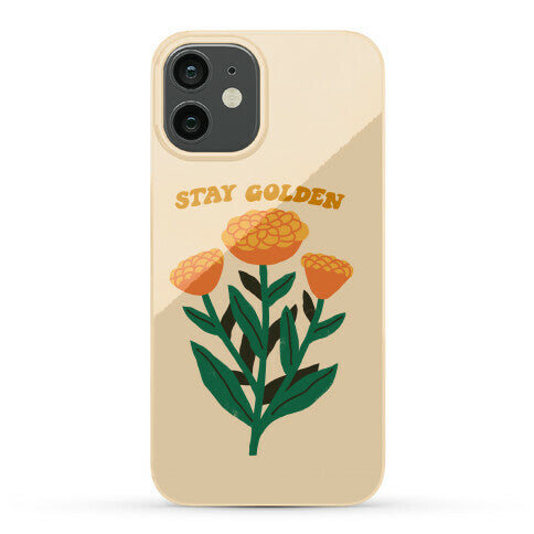 Stay Golden Marigolds Phone Case