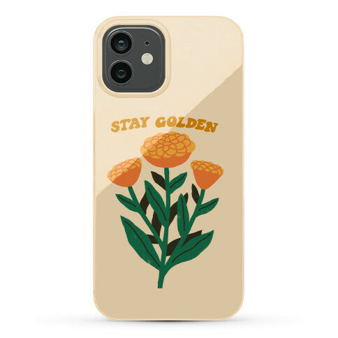 Stay Golden Marigolds Phone Case