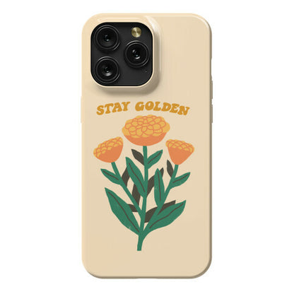 Stay Golden Marigolds Phone Case