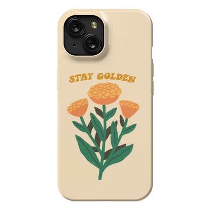 Stay Golden Marigolds Phone Case