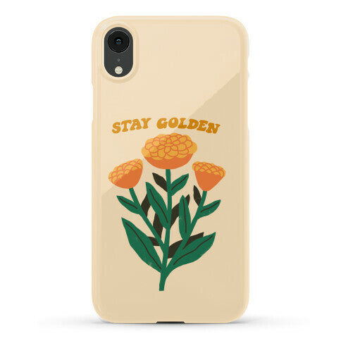 Stay Golden Marigolds Phone Case