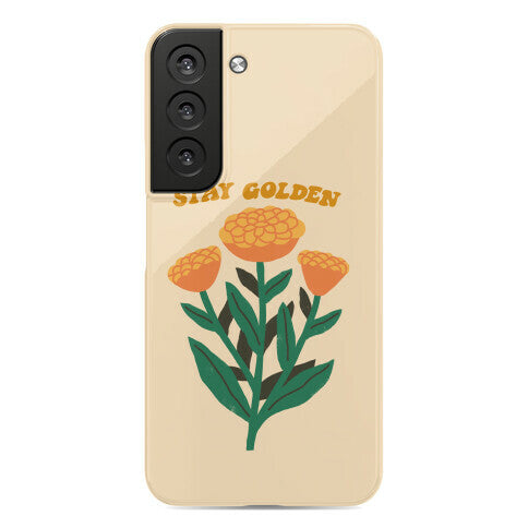 Stay Golden Marigolds Phone Case