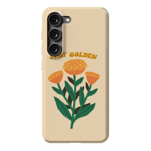 Stay Golden Marigolds Phone Case
