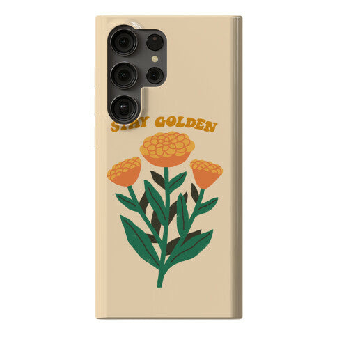 Stay Golden Marigolds Phone Case