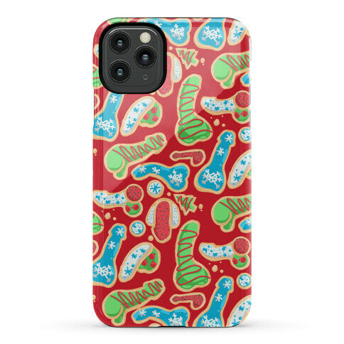 Phallic Christmas Cookies Phone Case