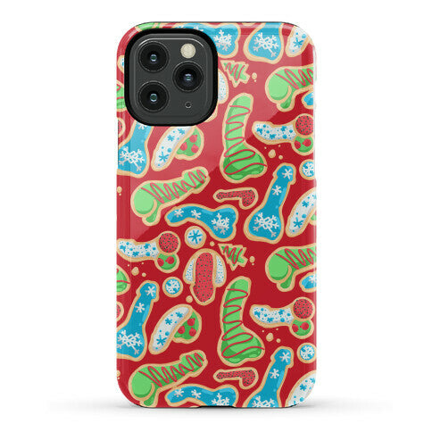 Phallic Christmas Cookies Phone Case