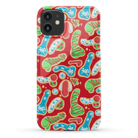 Phallic Christmas Cookies Phone Case