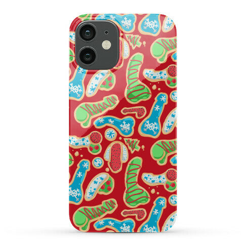 Phallic Christmas Cookies Phone Case