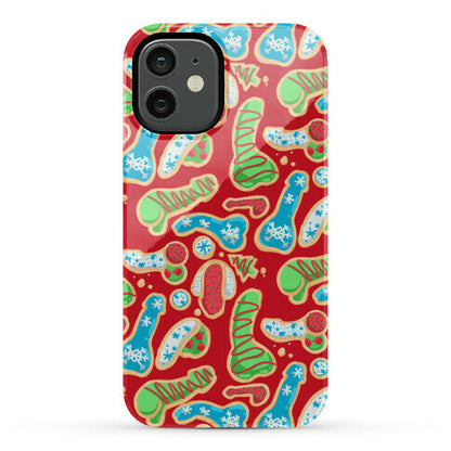 Phallic Christmas Cookies Phone Case