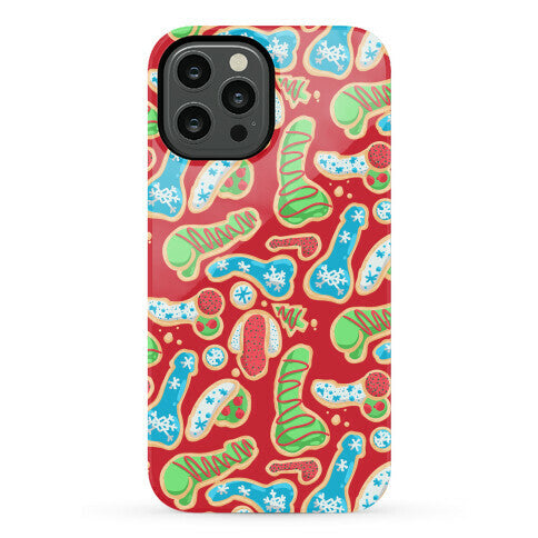 Phallic Christmas Cookies Phone Case