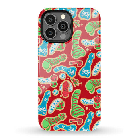 Phallic Christmas Cookies Phone Case