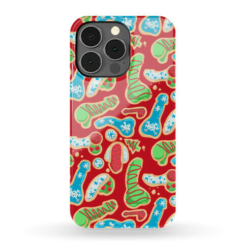 Phallic Christmas Cookies Phone Case