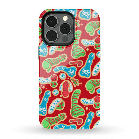 Phallic Christmas Cookies Phone Case