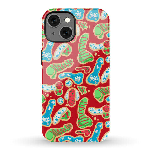 Phallic Christmas Cookies Phone Case