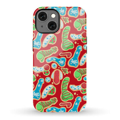 Phallic Christmas Cookies Phone Case